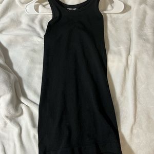 black athlete tank top